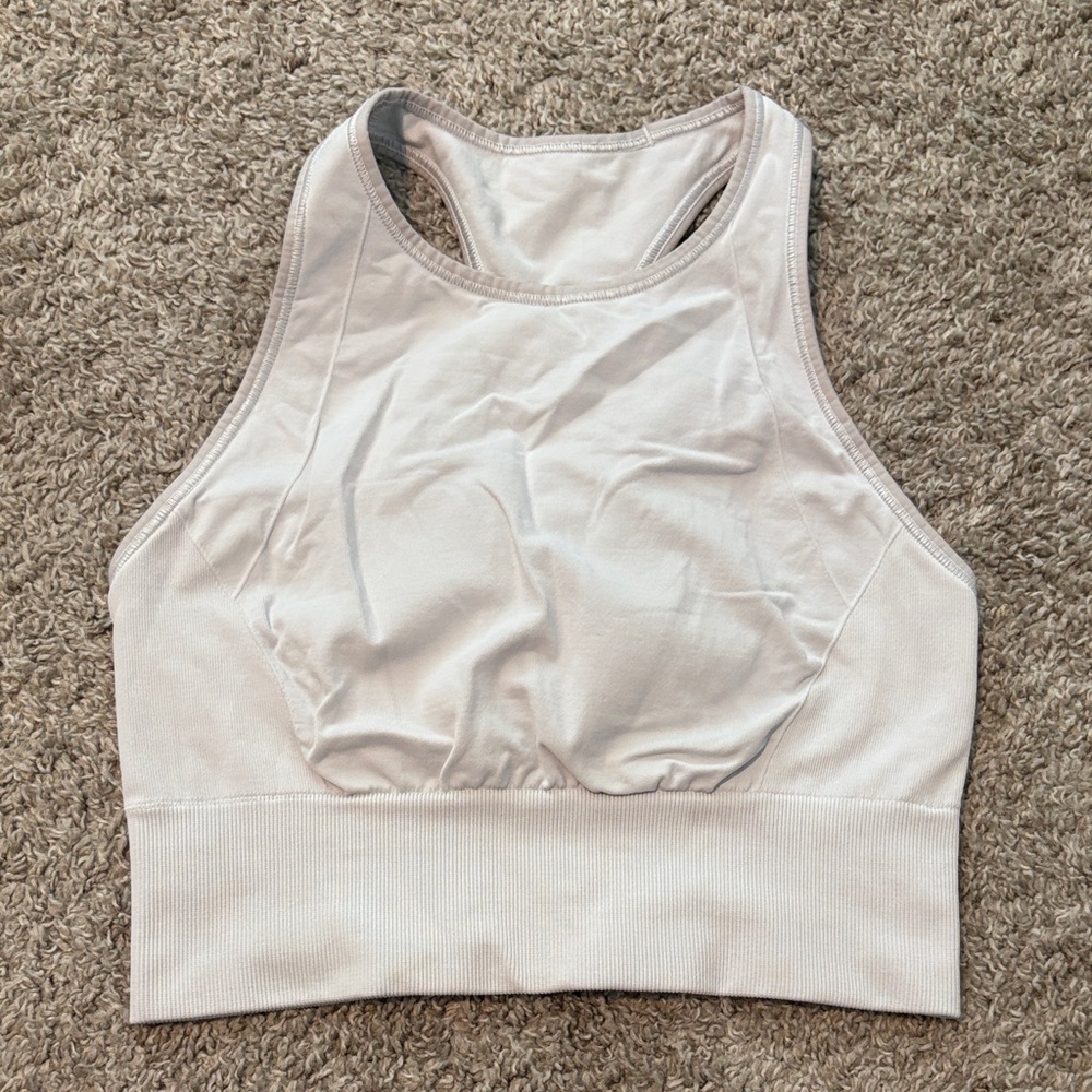 Lululemon Women’s Ebb to Train Bra- white- size 6